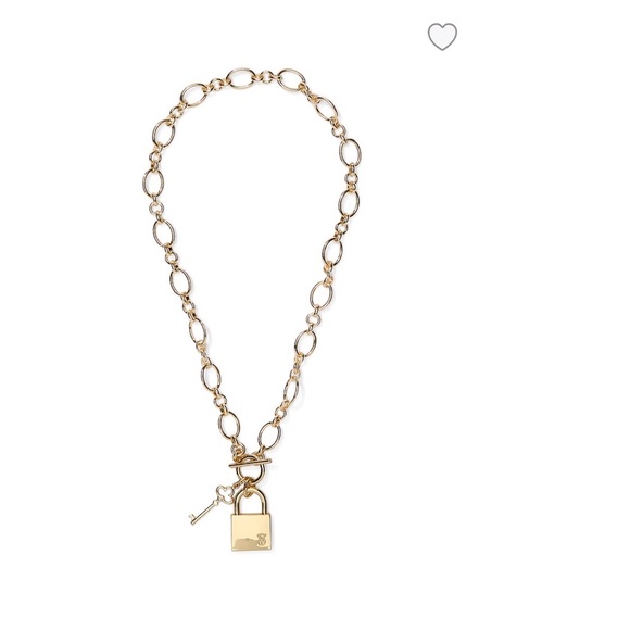 Victoria's Secret Jewelry - PINK / Victoria’s Secret Key To Your Heart Charm Necklace
***NEW****